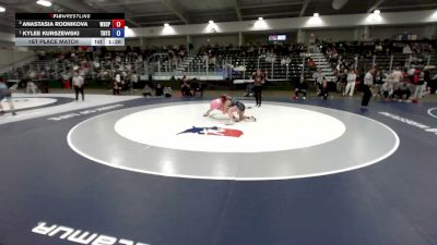 130 lbs 1st Place Match - Kylee Kurszewski, Team Nazar Training Center vs Anastasia Rodnikova, Wyoming Seminary College Preparatory High School Wrestling