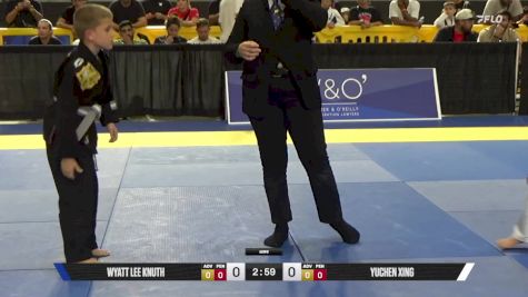 Yuchen Xing vs Wyatt Lee Knuth 2025 Pan Kids Jiu-Jitsu IBJJF Championship