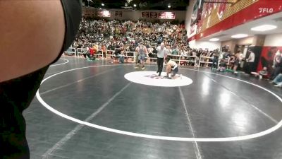 190 lbs Champ. Round 1 - David Espinoza, Worland Middle School vs Aiden Apodaca, Shoshoni Junior High School