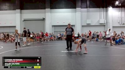 57 lbs Round 7 (10 Team) - Kaleb Salyers, Bandits vs Cayden Petersen, Oklahoma Elite