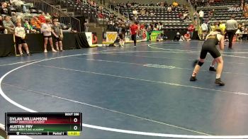 95 lbs Quarterfinal - Dylan Williamson, Sebolt Wrestling Academy vs Austen Fry, Ubasa Wrestling Academy