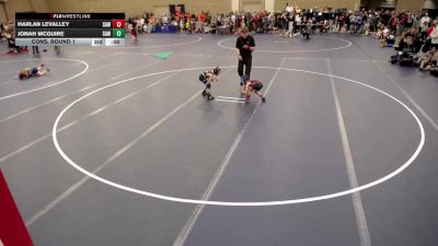 8U - E Quarters - Wyatt Thiel, St. Francis Gladiators Wrestling Club vs Hudson Peters, Robbinsdale Area Wrestling