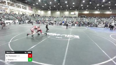 98 lbs Semifinal - West Thompson, Yerington Lions WC vs Jason Greene, Daniel Cormier Wr Ac