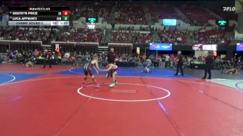 85 lbs Champ. Round 2 - Luca Affrunti, Summit Wrestling Club vs Graysyn Price, Cut Bank