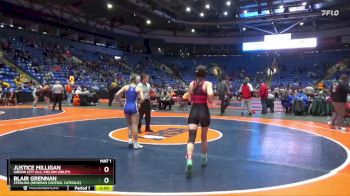 100 lbs Cons. Round 2 - Justice Milligan, Gibson City (G.C.-Melvin-Sibley) vs Blair Grennan, Sterling (Newman Central Catholic)