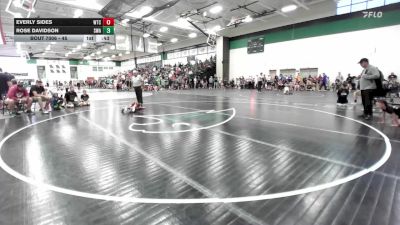45 lbs Round 1 - Everly Sides, WTC vs Rose Davidson, Slyfox Wrestling Academy