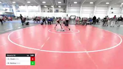 143 lbs Round Of 16 - Colby Owen, Spaulding VT vs Matthew Bolduc, Doughboys WC