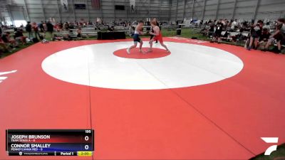 195 lbs Round 1 (8 Team) - Joseph Brunson, Team Texas A vs Connor Smalley, Pennsylvania Red