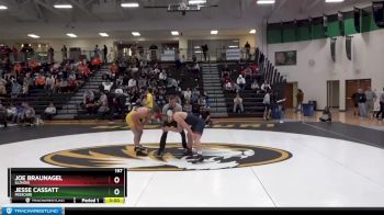 197 lbs Cons. Round 3 - Jesse Cassatt, Missouri vs Joe Braunagel, Illinois