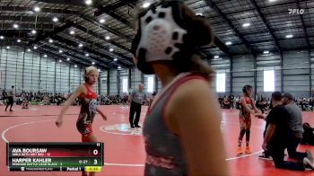 82 lbs Semis - R1 Wb - Ilyssa Martinez, Missouri Battle Gear Black vs Lainee Moser, Girls With Grit Red