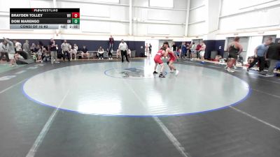 C-138 lbs Consi Of 16 #2 - Brayden Tolley, WV vs Dom Marengo, OH