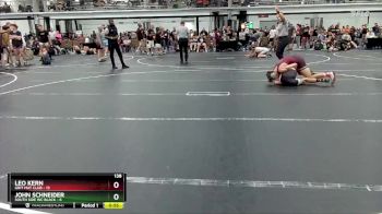 138 lbs Round 4 (8 Team) - John Schneider, South Side WC Black vs Leo Kern, Grit Mat Club