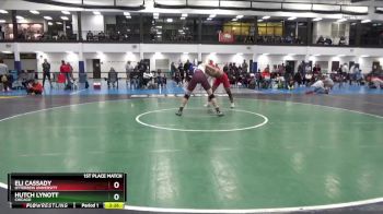 174 lbs 1st Place Match - Eli Cassady, Otterbein University vs Hutch Lynott, Chicago
