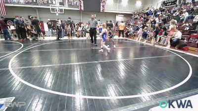 54-62 lbs Rr Rnd 3 - Raighan Pemberton, Newkirk Takedown Club vs Audrena Bryson, Hennessey Takedown Club