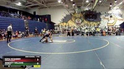 114A Champ. Round 1 - Sofia McSherry, Orange County vs Serenity Williams, Hampton