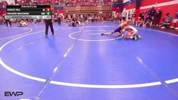 126 lbs Quarterfinal - Chace Hill, Owasso High School vs Kolson Seachris, Bristow