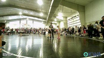 52 lbs Consi Of 8 #1 - Greyson Gallegos, Collinsville Cardinal Youth Wrestling vs Wyatt Barnes, Raw Wrestling Club