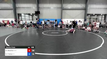 58 kg Quarterfinal - Ava Akacha, MGW Vanquishers vs Sydney Fratus, Team Rhode Island