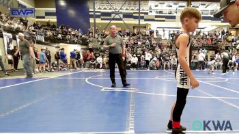 49 lbs Round Of 16 - Cashin Flying Out, Mustang Bronco Wrestling Club vs Nixon Coyle, Standfast