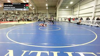 113 lbs Round Of 64 - Lucas Colby, VT vs Brennen Secor, MA