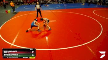 88 lbs Quarterfinals (8 Team) - Carson Bones, Foley vs Evan Scharpen, Z-M (Zumbrota/Mazeppa)