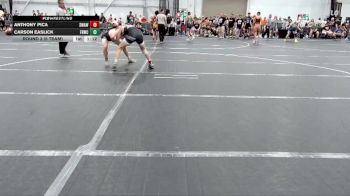 150 lbs Round 2 (6 Team) - Carson Easlick, Front Royal WC vs Anthony Pica, Savage WA White