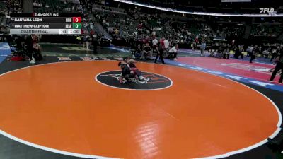 132-5A Quarterfinal - Santana Leon, Brighton vs Matthew Clifton, Legacy High School