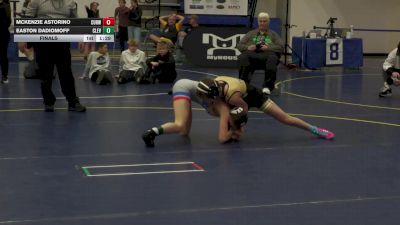 100 lbs Final - McKenzie Astorino, Curwensville vs Easton Dadiomoff, Cleveland-TN