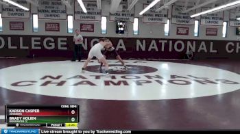 149 lbs Cons. Semi - Karson Casper, Augsburg vs Brady Holien, Ridgewater CC
