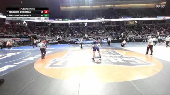 II-190 lbs Champ. Round 1 - Maximus Dyckman, Island Trees vs Matthew Wengatz, Port Jefferson