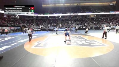 II-190 lbs Champ. Round 1 - Maximus Dyckman, Island Trees vs Matthew Wengatz, Port Jefferson