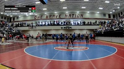 144 lbs 2nd Wrestleback (16 Team) - Brody Howell, Brantley County HS vs Dorian Carcamo, Dublin