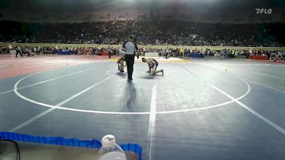 140 lbs Round Of 32 - Jonathan McGee, Mangum Wrestling vs Noal Davidson, Enid Junior High