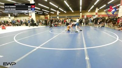 113 lbs Quarterfinal - Kyle Torres, Nolfpack Wrestling Academy vs Jacob Irvine, Heart And Pride Wrestling Club