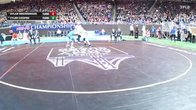 D2-113 lbs 1st Place Match - Dylan Nieuwenhuis, Plainwell vs Tyler Cooper, Plainwell
