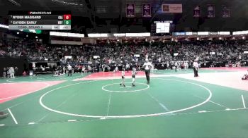 55 lbs Cons. Round 2 - Ryder Maggard, CHA3 vs Cayden Early, WBY2