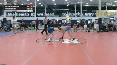 125 lbs Rr Rnd 5 - Brody Wehrheim, Grit Mat Club - MS vs Johnny Erven, Shore Thing WC - MS
