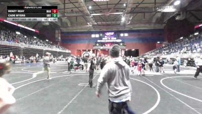 95 lbs Quarterfinal - Renzy Reay, Magic City Wrestling Club vs Cade Myers, Green River Grapplers