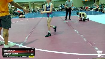 75 lbs Round 5 (6 Team) - Mike Hinson, Rabbit WC vs Landon Wilbur, Predator WC