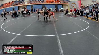 113 lbs Cons. Round 3 - Robbie Garcia, Boys` Latin School vs Asher Prachanronarong-Budoy, Calvert Hall College