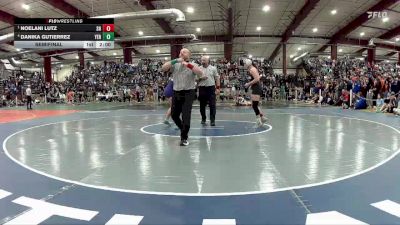 120 lbs Semifinal - Noelani Lutz, SLAM! Nevada vs Danika Gutierrez, Yerington