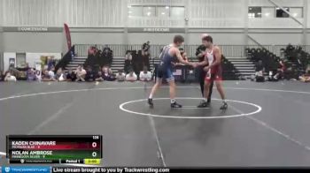 126 lbs Round 1 (8 Team) - Kaden Chinavare, Michigan Blue vs Nolan Ambrose, Minnesota Silver