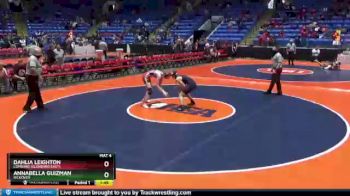 125 lbs Cons. Round 1 - Annabella Guizman, Rickover vs Dahlia Leighton, Lombard (Glenbard East)
