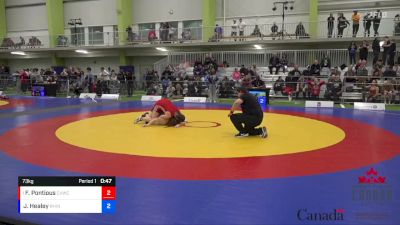 73kg Round 2 - Fayth Pontious, Cowichan Valley WC vs Jolina Healey, Rhino WC