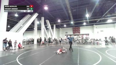 50 lbs Quarterfinal - Jesse Morales, SoCal Hammers vs Vincent Jimenez, Grindhouse WC