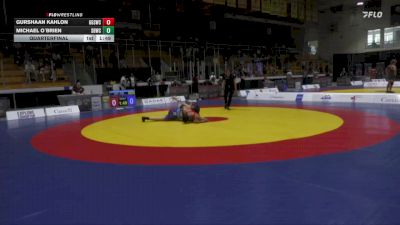 71kg Quarterfinal - Gurshaan Kahlon, Guru Gobind Singh Wrestling Club vs Michael O`Brien, Selkirk Bears Wrestling Club