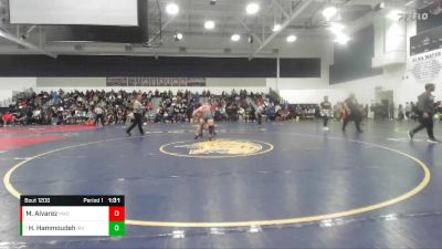 175 lbs Quarterfinal - Hadi Hammoudeh, Irvine vs Michael Alvarez, Mater Dei