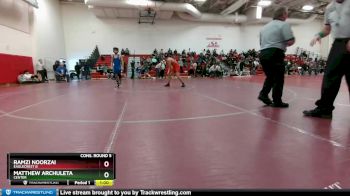 120 lbs Cons. Round 5 - Matthew Archuleta, Center vs Ramzi Noorzai, Eaglecrest B