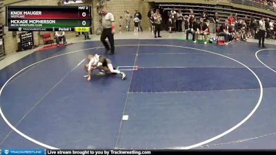 53 lbs Cons. Round 4 - McKade McPherson, Delta Wrestling Club vs Knox Mauger, WESTLAKE