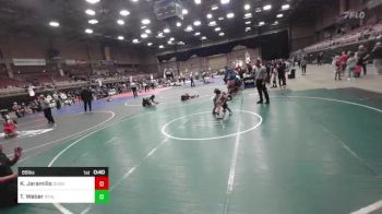 65 lbs 3rd Place - Karson Jaramillo, Duran WC vs Timber Weber, Athlos WC